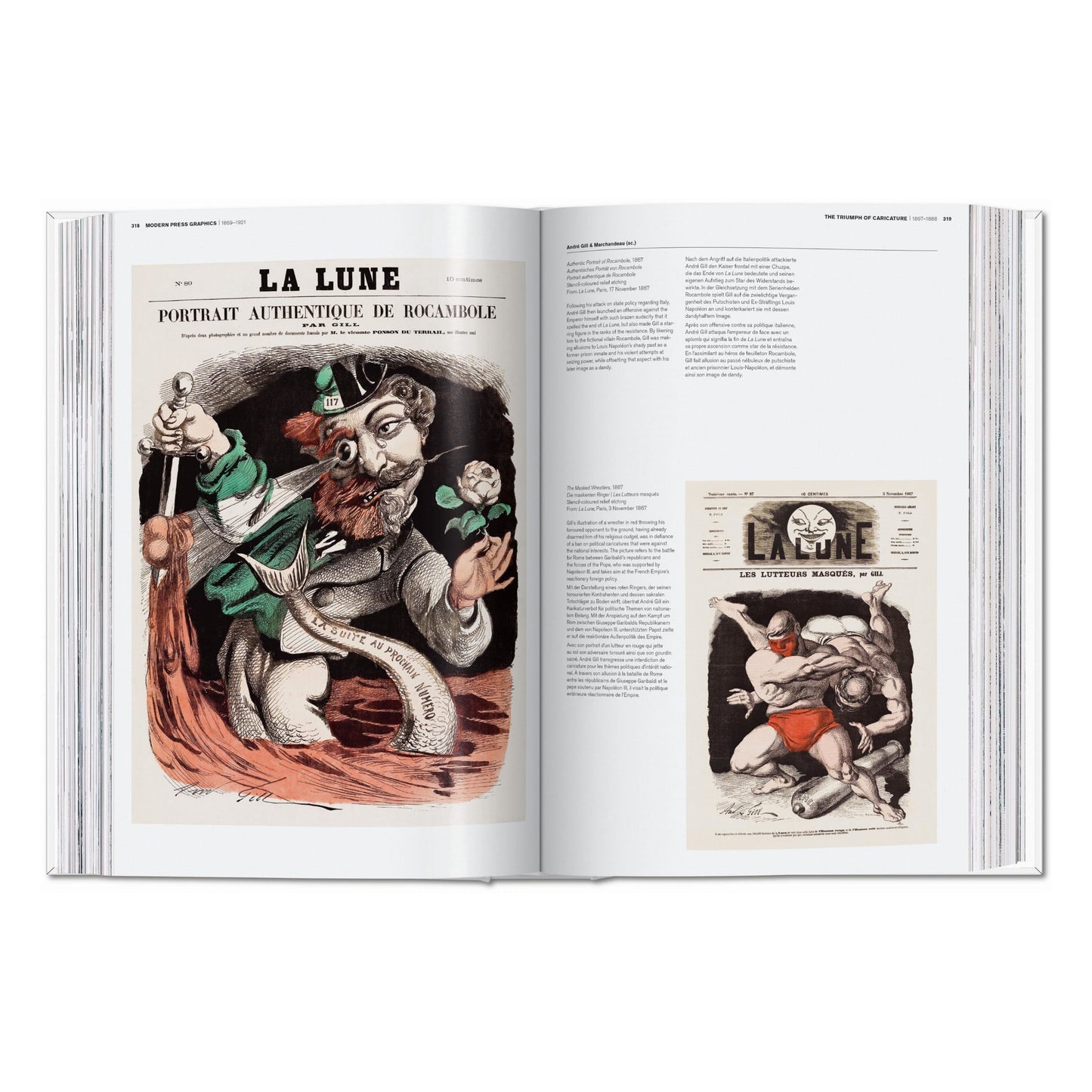 History of Press Graphics. 1819–1921 (German, French, English) Book