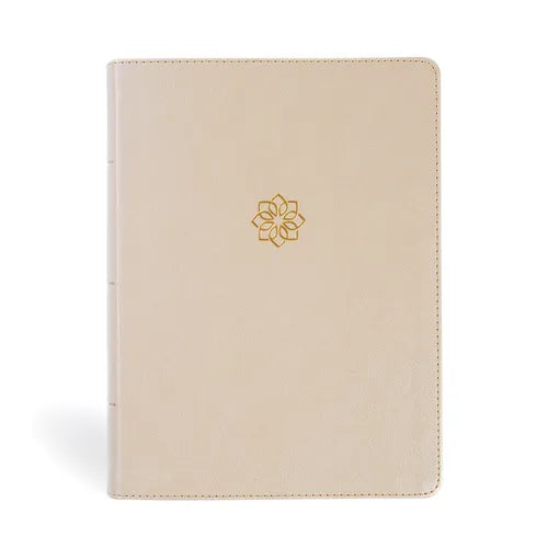 CSB Study Bible, Large Print, Digital Study Edition, Gold Leathertouch