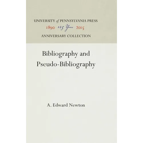 Bibliography and Pseudo-Bibliography