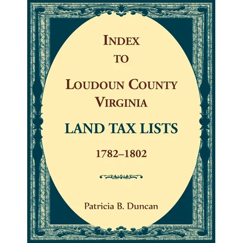 Index to Loudoun County, Virginia Land Tax Lists, 1782-1802