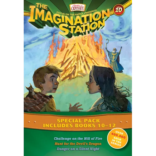Imagination Station Books 3-Pack: Challenge on the Hill of Fire / Hunt for the Devil's Dragon / Danger on a Silent Night