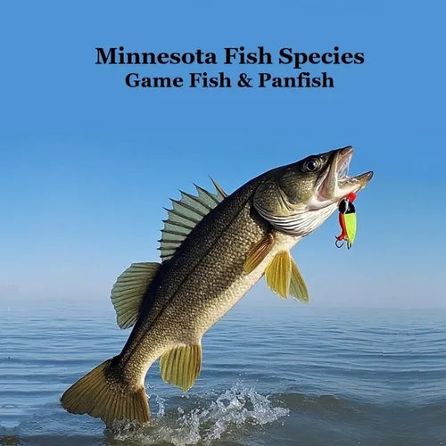 Minnesota Game Fish and Panfish Species Kids Book: Great Book About the Different Types of Fish in Minnesota
