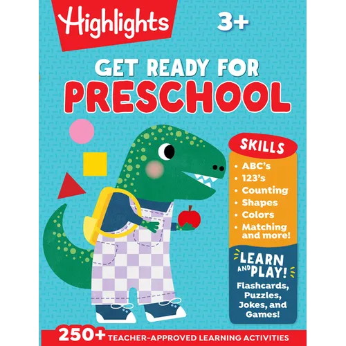 Get Ready for Preschool: Early Learning Activity Book for Ages 2-4, Learning Activities Featuring Games, Puzzles, & More (Highlights Big Fun Activity