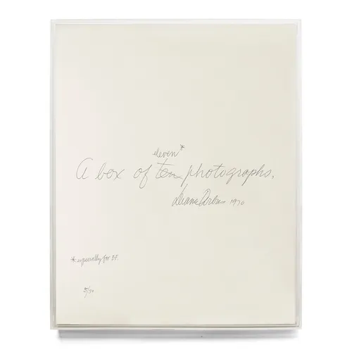 Diane Arbus: A Box of Ten Photographs