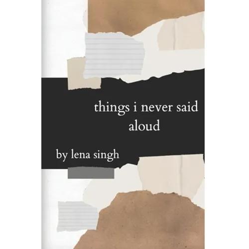 things i never said aloud