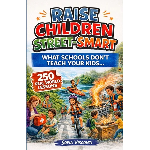 Raise Children Street-Smart - What Schools Don't Teach Your Kids: 250 Real World Lessons to Build Confident, Independent, Resilient Kids with the Life