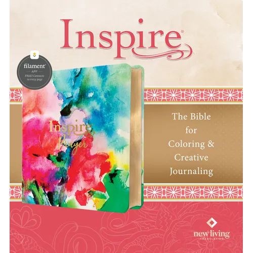Inspire Prayer Bible Nlt, Filament Enabled (Leatherlike, Joyful Colors with Gold Foil Accents)