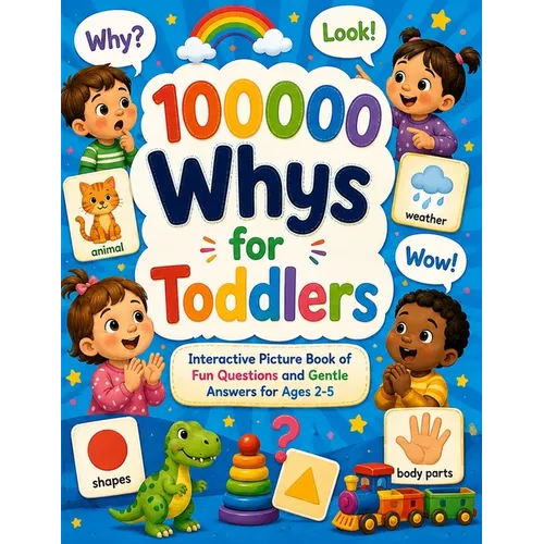 100000 Whys for Toddlers: Interactive Picture Book of Fun Questions and Gentle Answers for Ages 2-5