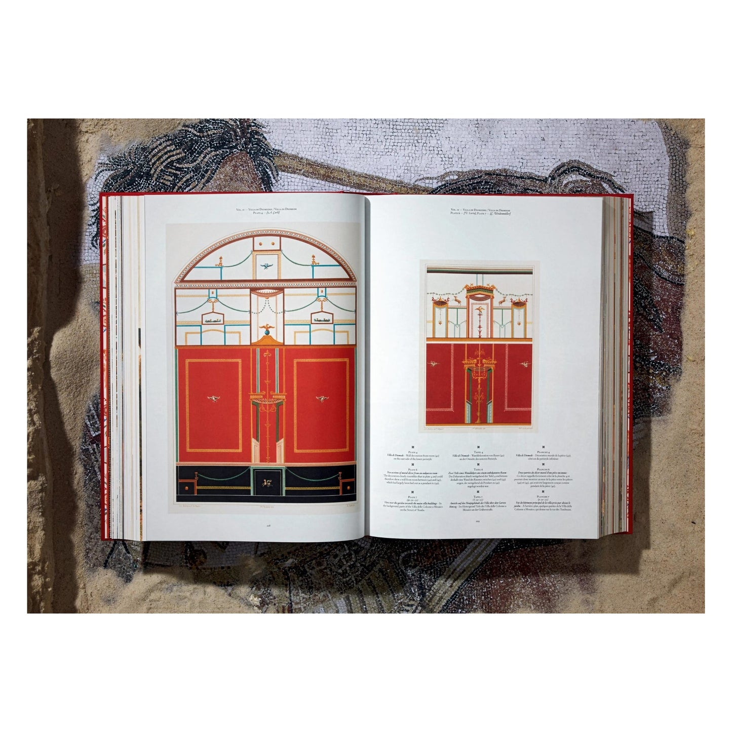 Fausto & Felice Niccolini. Houses and Monuments of Pompeii (German, French, English) Book