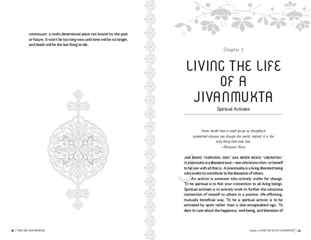 Yoga and Vegetarianism Softcover Book