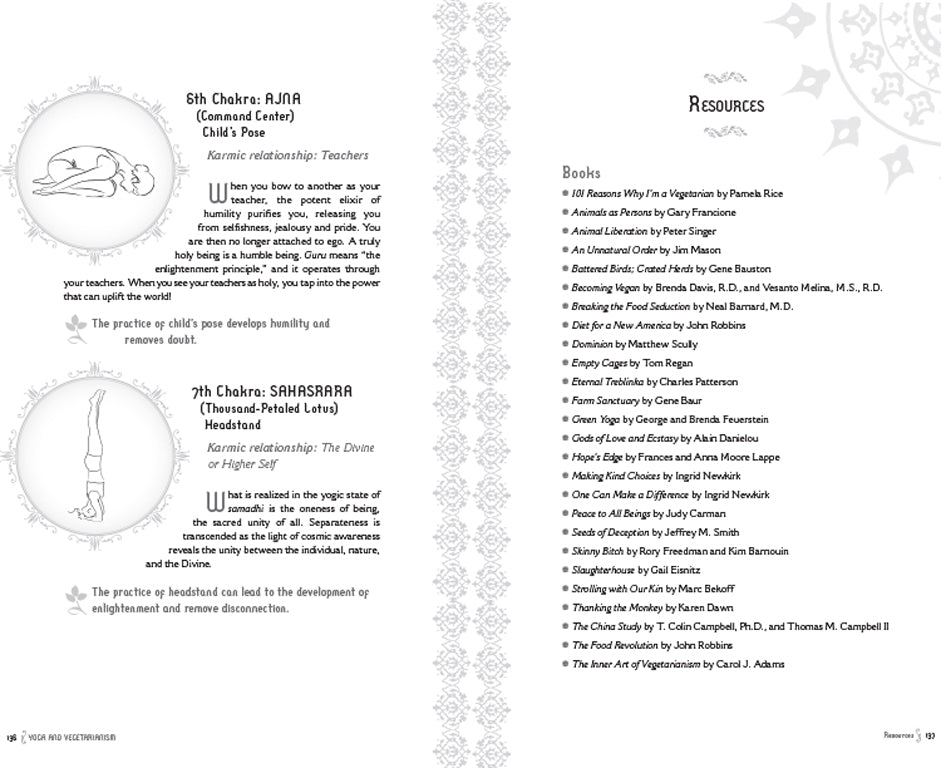 Yoga and Vegetarianism Softcover Book