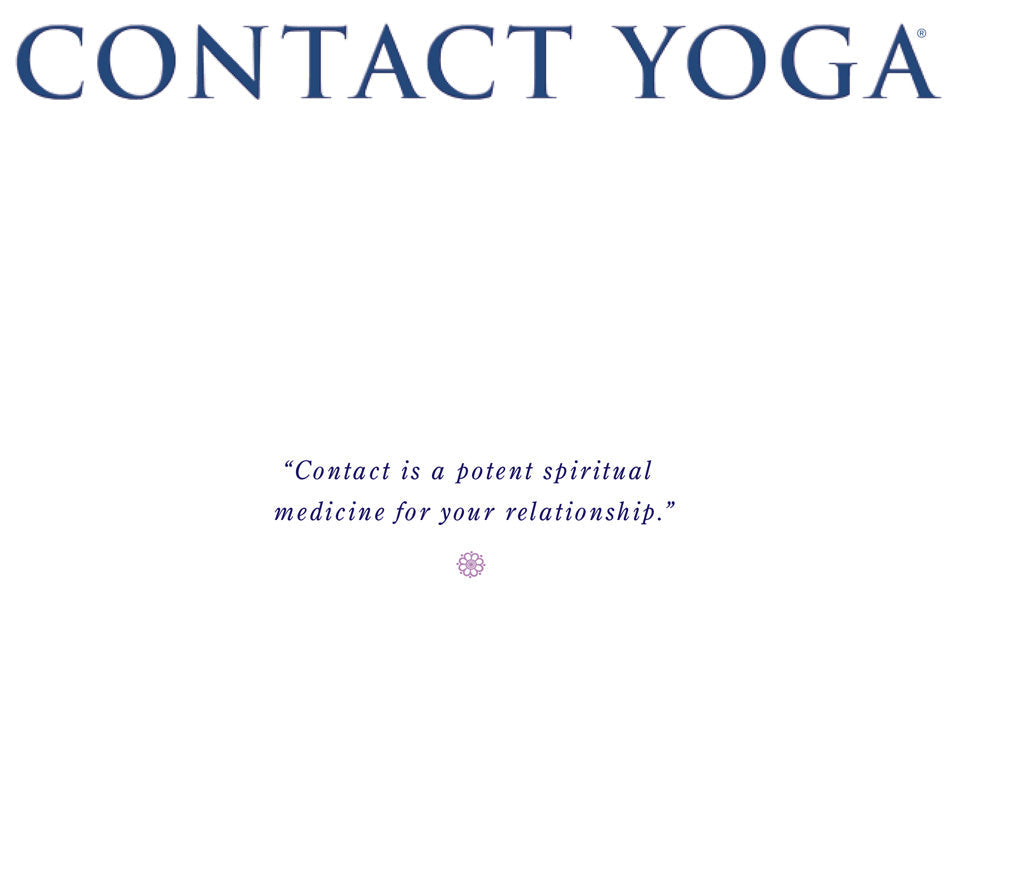 Contact Yoga Softcover Book