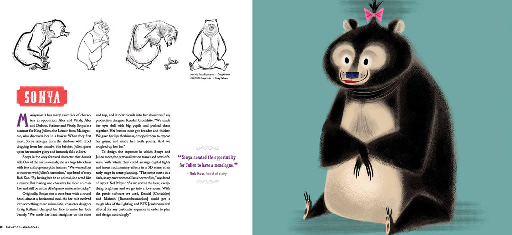 The Art of Madagascar 3 Hardcover Book