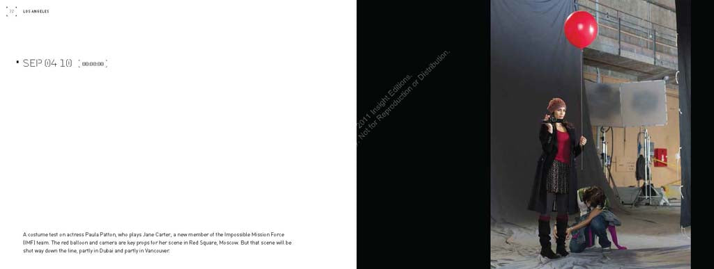 Mission: Impossible Ghost Protocol Hardcover Book