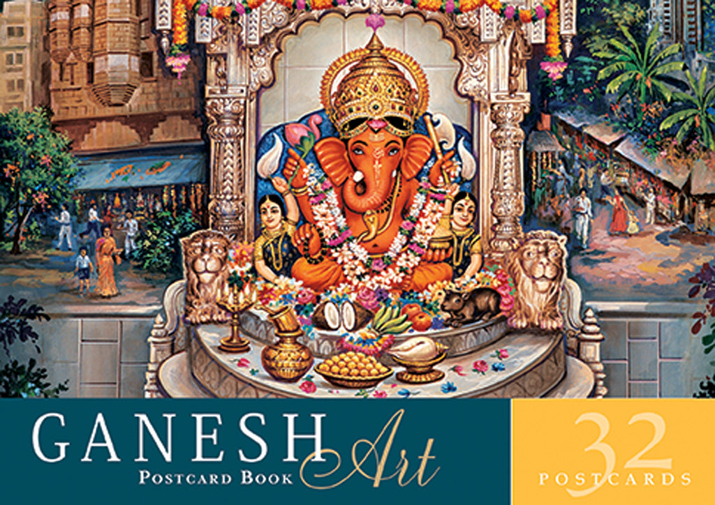 Ganesh Art Postcard Book Softcover Book