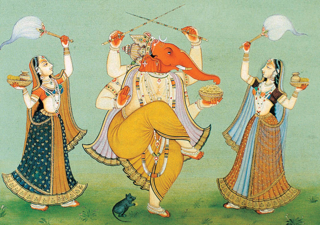 Ganesh Art Postcard Book Softcover Book