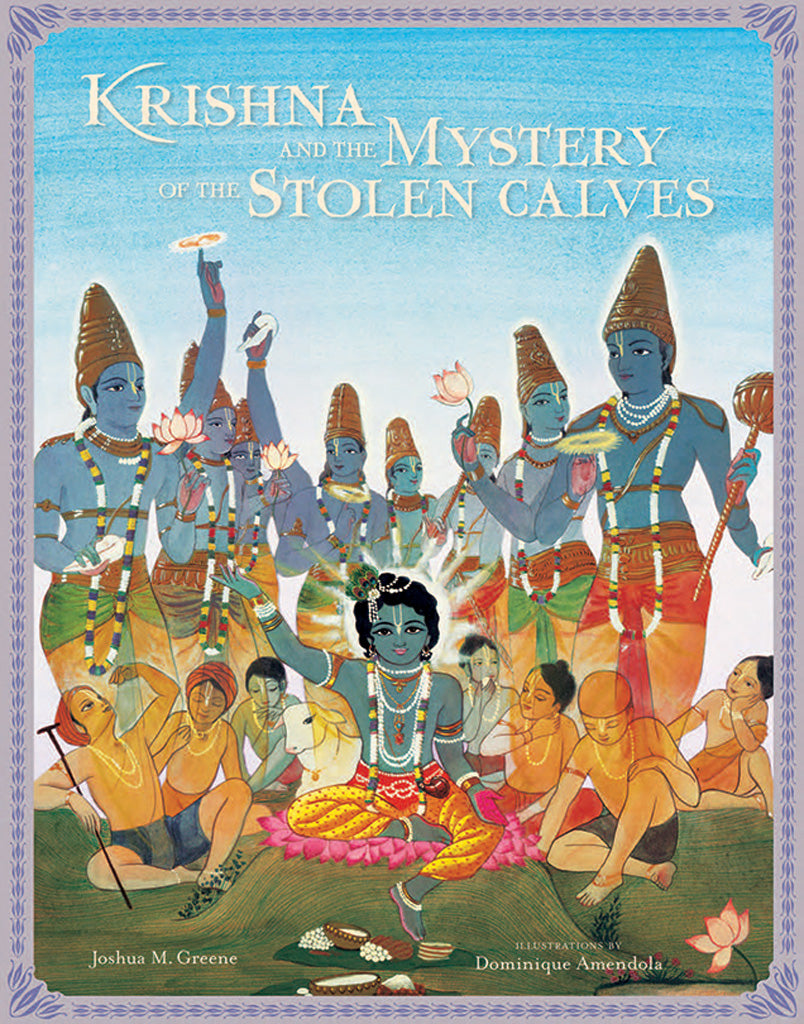 Krishna and the Mystery of the Stolen Calves Hardcover Book