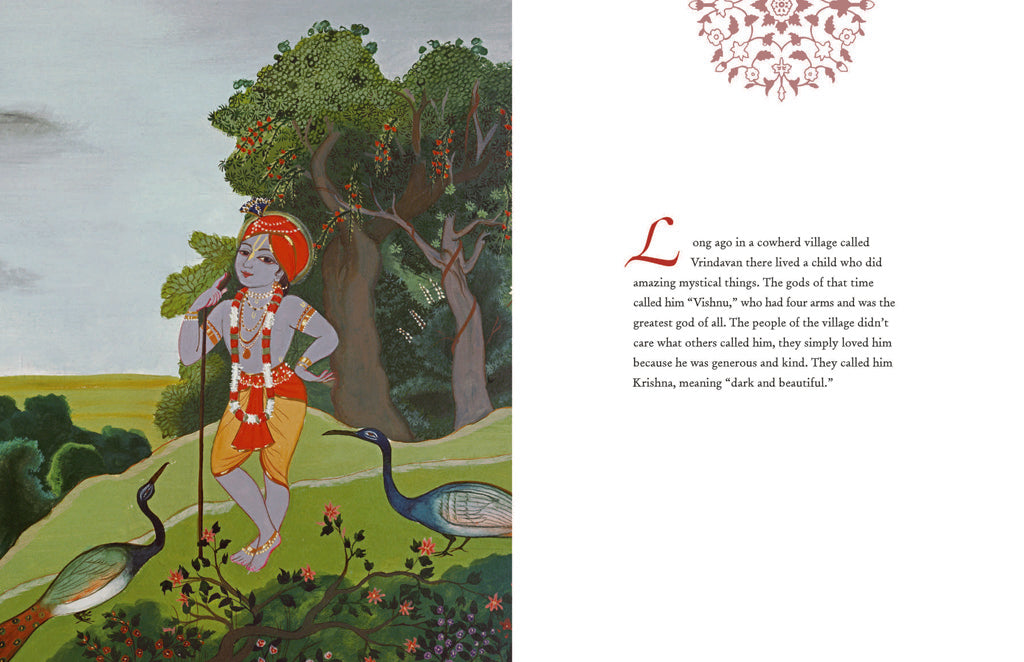 Krishna and the Mystery of the Stolen Calves Hardcover Book