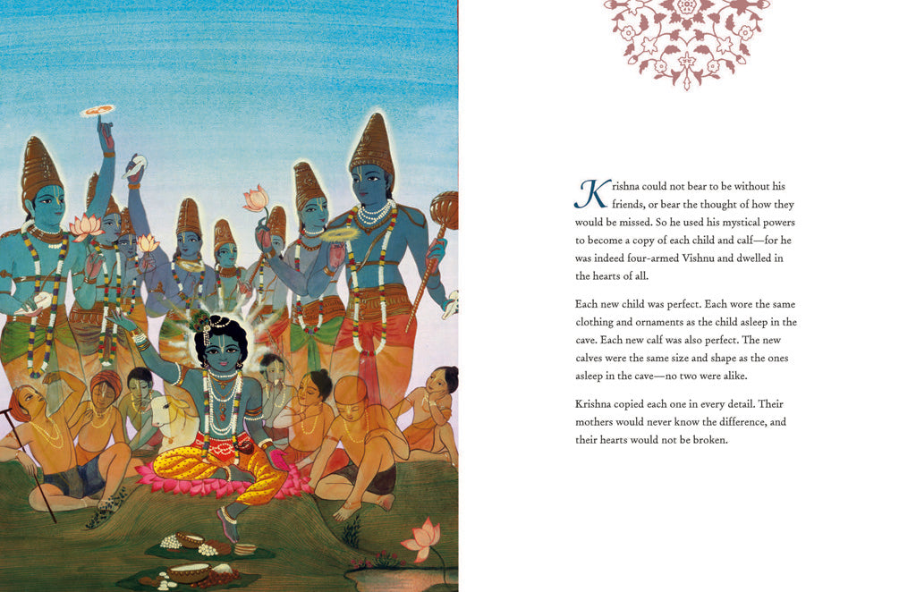 Krishna and the Mystery of the Stolen Calves Hardcover Book