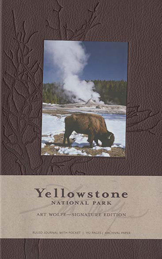 Yellowstone National Park Hardcover Ruled Journal Hardcover Book