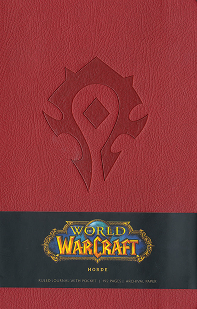World of Warcraft Horde Hardcover Ruled Journal (Large) Hardcover Book