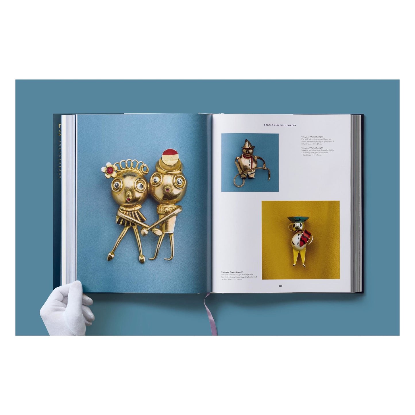 Costume Jewelry (German, French, English) Book
