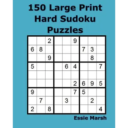 150 Large Print Hard Sudoku Puzzles
