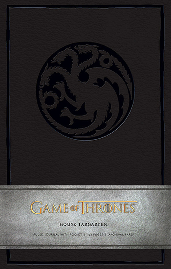 Game of Thrones: House Targaryen Hardcover Ruled Journal (Large) Hardcover Book