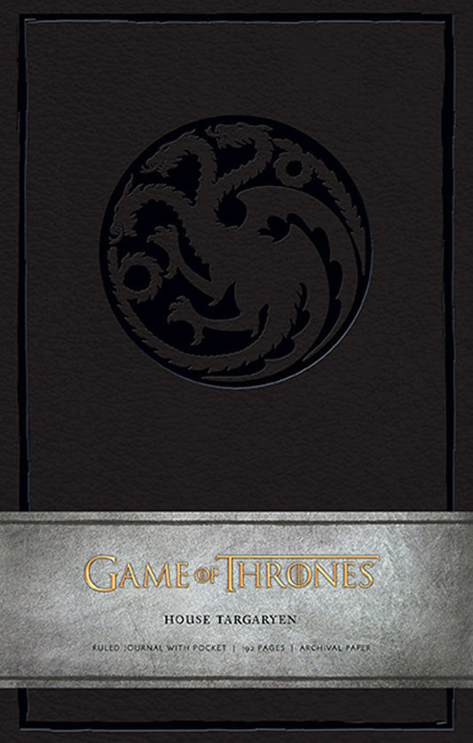 Game of Thrones: House Targaryen Hardcover Ruled Journal (Large) Hardcover Book