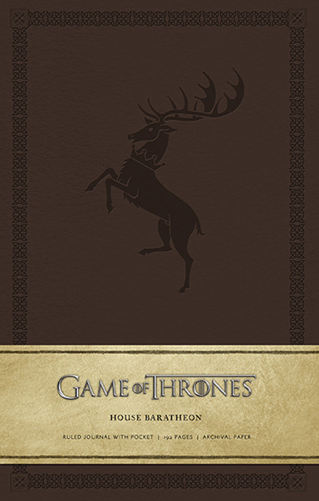 Game of Thrones: House Baratheon Hardcover Ruled Journal (Large) Hardcover Book
