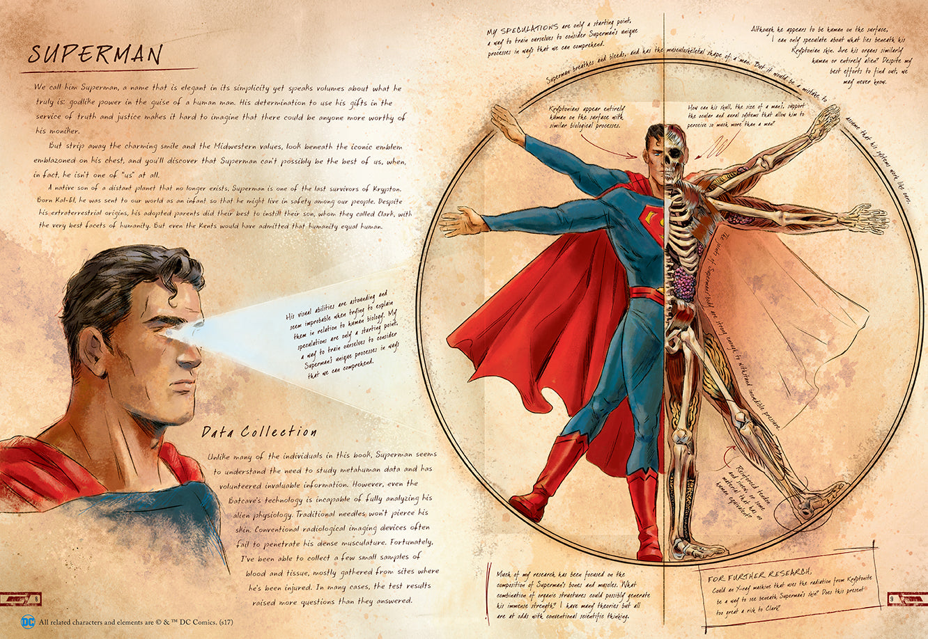 DC Comics: Anatomy of a Metahuman Hardcover Book