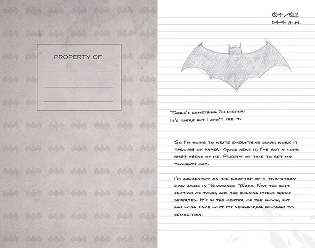 Batman Hardcover Ruled Journal Hardcover Book