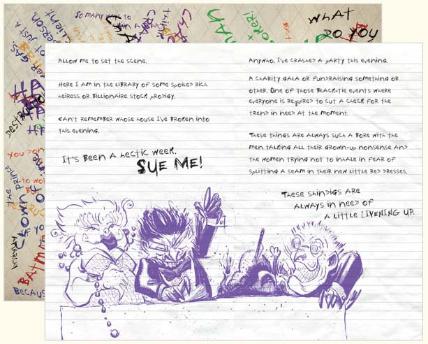 The Joker Hardcover Ruled Journal Hardcover Book