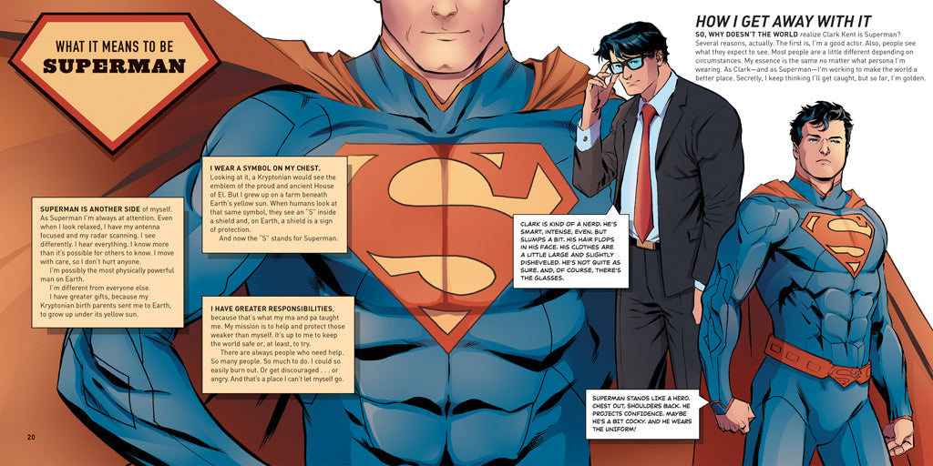 The World According to Superman Hardcover Book