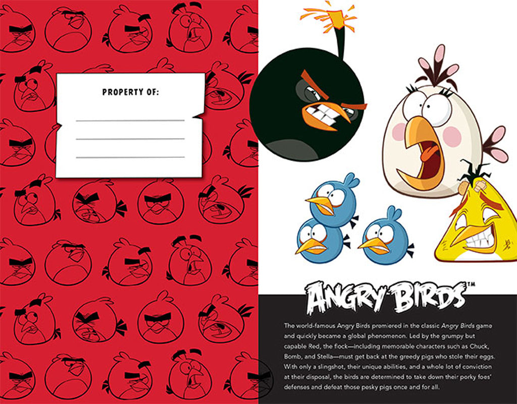 Angry Birds Hardcover Ruled Journal (Large) Hardcover Book