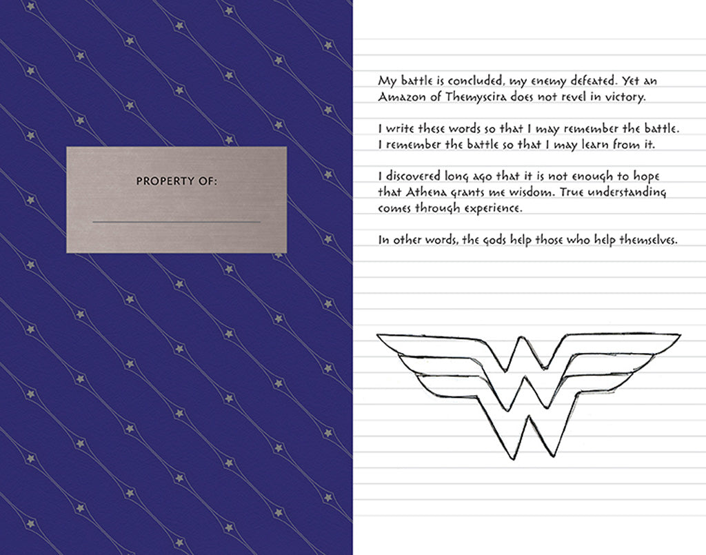 Wonder Woman Hardcover Ruled Journal Hardcover Book
