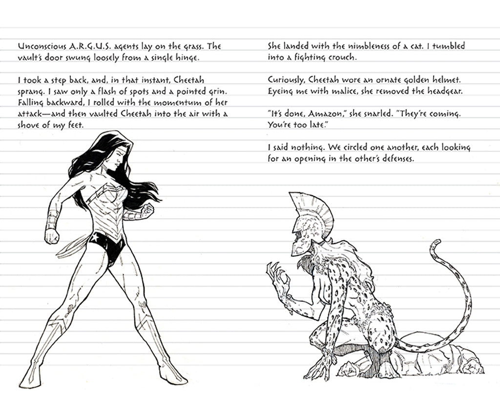 Wonder Woman Hardcover Ruled Journal Hardcover Book