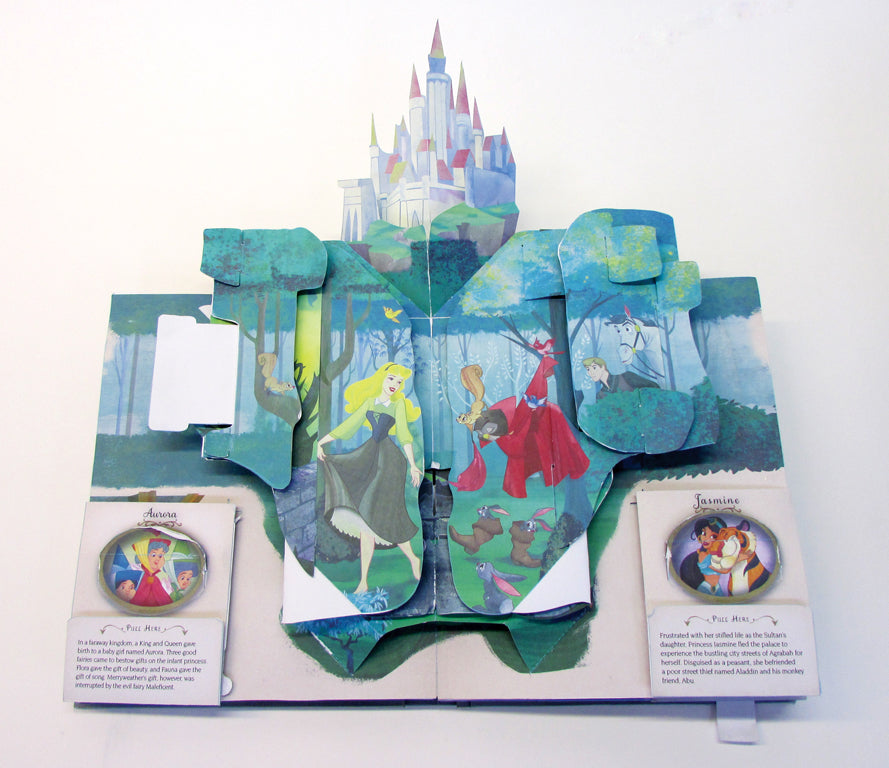 Disney Princess: A Magical Pop-Up World Hardcover Book