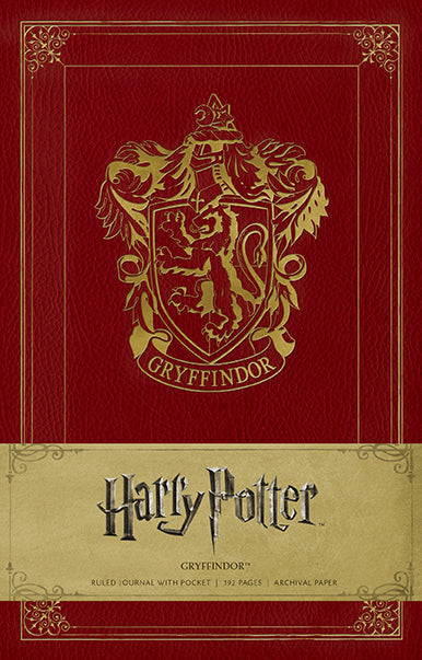 Harry Potter Gryffindor Hardcover Ruled Journal Hardcover Book