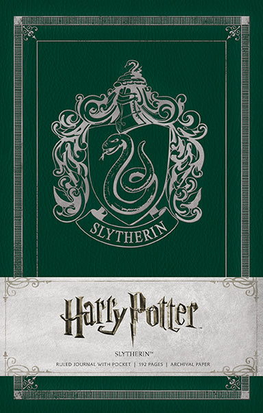 Harry Potter Slytherin Hardcover Ruled Journal Hardcover Book