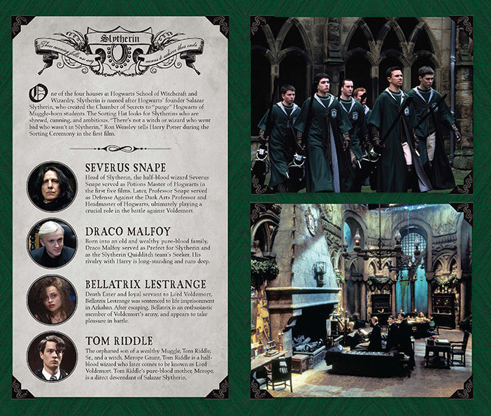 Harry Potter Slytherin Hardcover Ruled Journal Hardcover Book