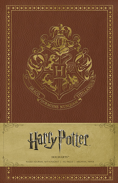 Harry Potter Hogwarts Hardcover Ruled Journal Hardcover Book