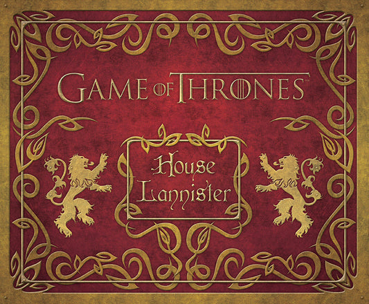 Game of Thrones: House Lannister Deluxe Stationery Set Hardcover Book