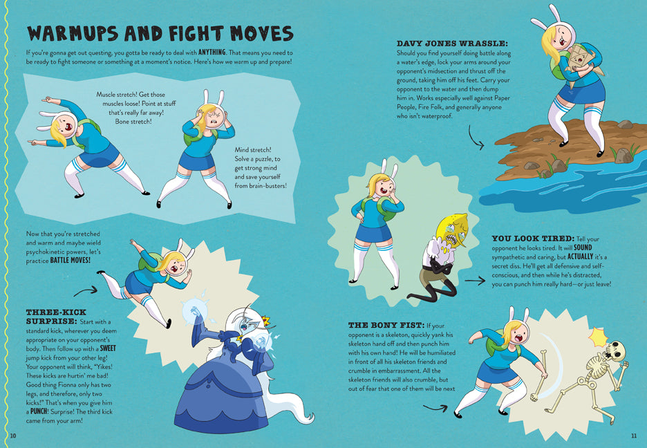 Adventure Time: How to Warrior by Fionna and Cake Hardcover Book
