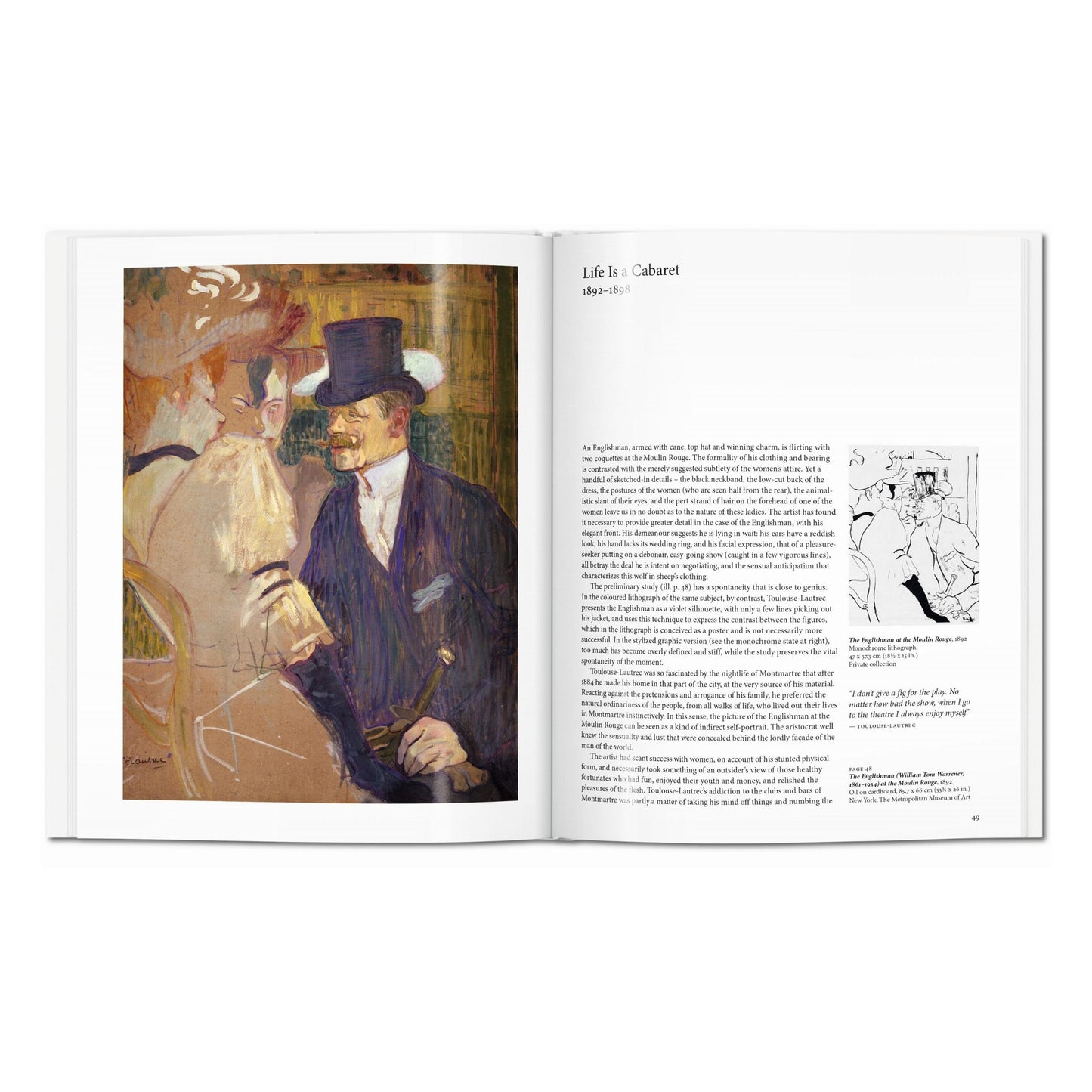 Toulouse-Lautrec (English) Book