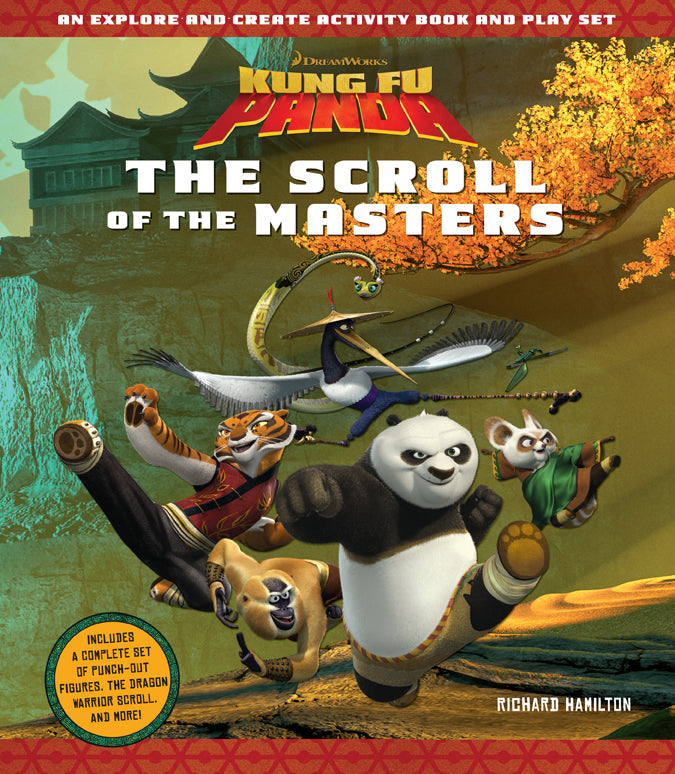 Kung Fu Panda: The Scroll of the Masters Hardcover Book