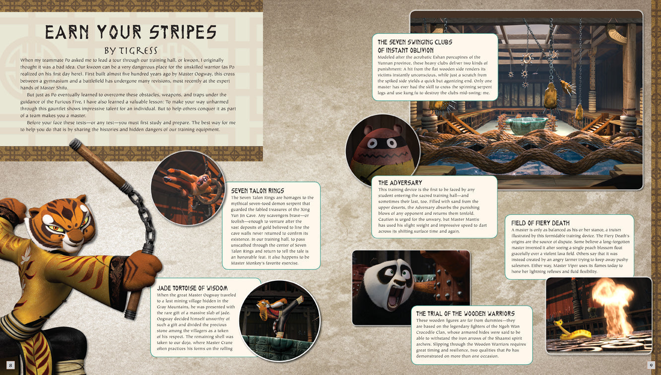 Kung Fu Panda: The Scroll of the Masters Hardcover Book