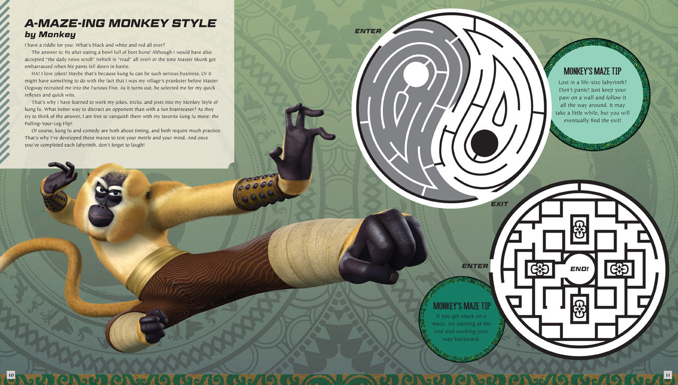 Kung Fu Panda: The Scroll of the Masters Hardcover Book
