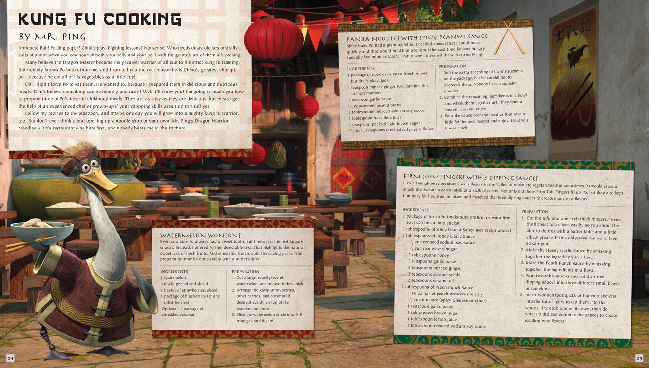 Kung Fu Panda: The Scroll of the Masters Hardcover Book