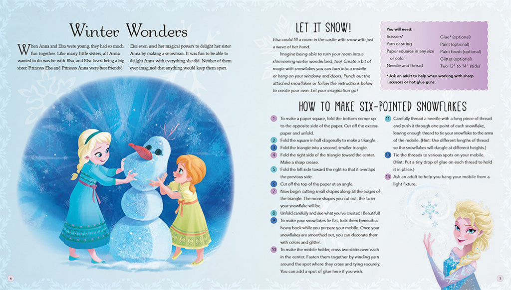 Disney Frozen: Elsa and Anna's Guide to Arendelle Hardcover Book